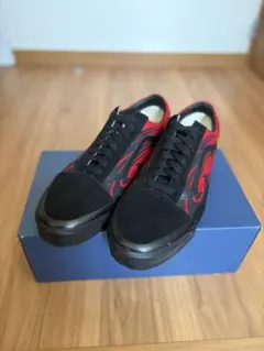 VANS Lx Old Skoolファイヤー28cm Y2Kプレミアム廃盤モデル