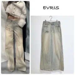 エヴリス　25SS ヴィンテージワイドデニムパンツ　Sのサムネイル