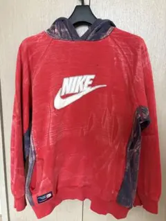 NIKE パーカー　赤　古着