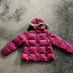L.L.Bean ピンク ダウンジャケット ファー　y2k 平成ギャル　短丈