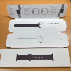 純正品アップルウォッチ　スポーツバンドL（ダークチェリー）