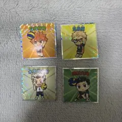 ハイキュー　ステッカーセット 日向翔陽／月島蛍／澤村大地／木兎光太郎／