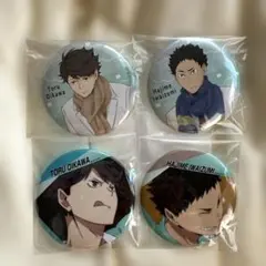 ハイキュー 青葉城西高 及川徹 岩泉一 缶バッジセット