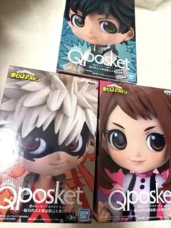 Qposket 僕のヒーローアカデミア　緑谷出久　爆豪勝己　麗日お茶子