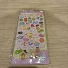 【シマエナガ】 ボンボンドロップ風シール シールセット ぷくぷくシール3D