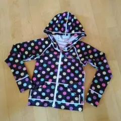 美品　O'NEILL　ラッシュガード　女児　110cm 水玉