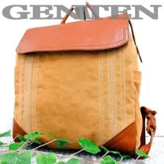 genten ゲンテン ミモザ ベーシックリュック カウレザー キャンバスのサムネイル