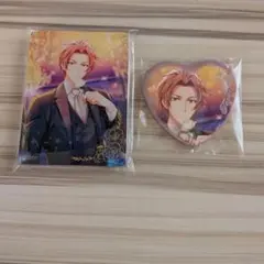 ŹOOĻ 御堂虎於 アクリルブロック＆缶バッジ Marie Mariage