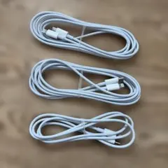 USB-C to Lightning ケーブル 3本セット 1m 2m