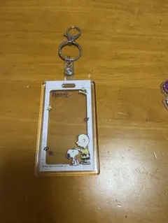 スヌーピー カードケースキーホルダー