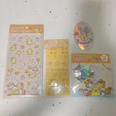 ポムポムプリン 30周年 タイルシール おはじき ぷくりんキャンディシール