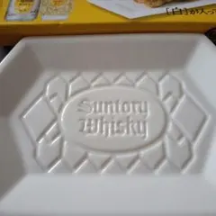 Suntory Whisky 専用八角形皿 白
