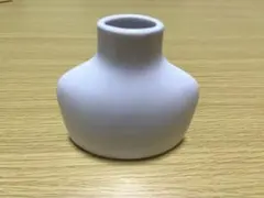 ミニマルデザイン 陶器製 フラワーベース 花瓶 ホワイト