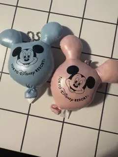 東京ディズニーリゾート ミッキーマウス キーホルダー 2個セット