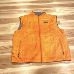 2007年製 patagonia パフベスト オレンジ プリマロフトのサムネイル