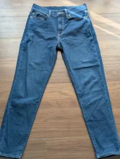 美脚 スキニーデニム SHOO・LA・RUE インディゴブルー 細見ストレッチ