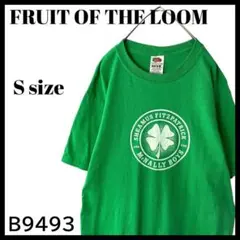 古着 00s アイリッシュバンド Tシャツ 四つ葉のクローバー 緑 グリーン S