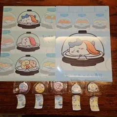 ちいかわ　くら寿司　クリアファイル　缶バッチ　マグネット