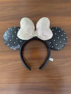 ミニーマウス カチューシャ パール付き