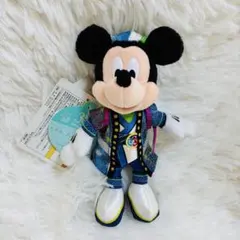 【タグ付き】ディズニー　ミッキーマウス　夏祭り2018　ぬいぐるみバッジ
