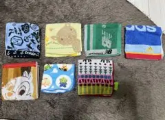 キャラクタータオルハンカチ 7個セット