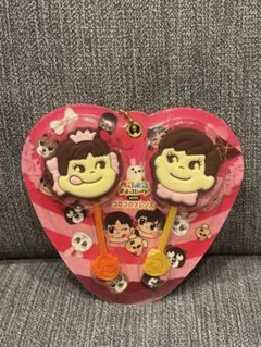 TAITO限定 ペコちゃん ポコちゃん チョコレートキーホルダーのサムネイル