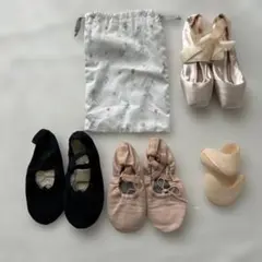 Charity バレエ トゥシューズ バレエシューズ トゥパッド ポーチセット