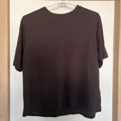 5分袖 ゆるTシャツ　半袖 ブラウン 3L-4L 大きいサイズ　ハッピーマリリンのサムネイル