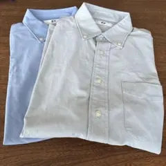 ユニクロ　ノンアイロン　半袖　2枚セット