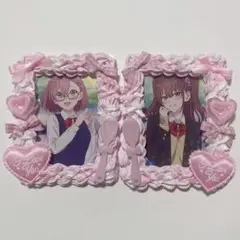 ♡ ホイップデコ トレカケース 量産型 ピンク リボン ハート b8 セット ♡