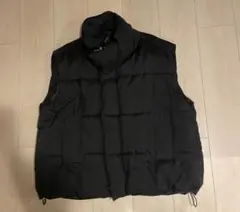 nugu 22 アウター　ダウンベスト　ブラック