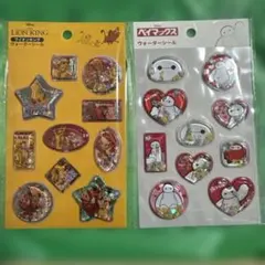 ベイマックス　ライオンキング　ウォーターシール　ディズニー　セリア