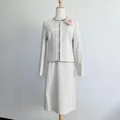 フォーマルスーツ アイボリー 9号 スーツセット 卒業式 入学式