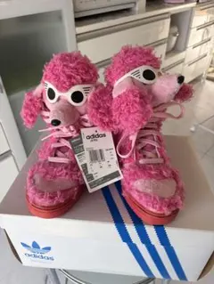 稀少　アディダス ジェレミー・スコット ハイカット プードル ピンクpink