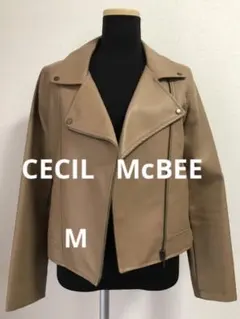 【最終価格】セシルマクビー　ライダースジャケット　 M