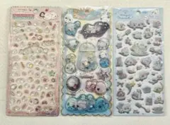 【正規品】プチドロ✨️キラキラ ウォーターinシール✨めちゃキラシール✨️シマエナガ