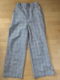 レディース WEGO パンツ チェック グレー