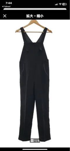 【タグ付き・未使用・完売商品！】JENNE 美シルエットサロペット 黒 Ｌ 2026年最新】JENNE レディース サロペット・オーバーオール