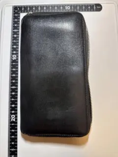 レザー ブラック 長財布