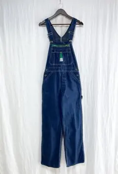 80s 90s LIBERTY リバティ 濃紺 デニム オーバーオール 32