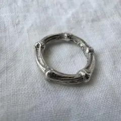 極美品 オールドティファニー バンブー リング 17号 シルバー925 TIFFANY&Co. ティファニー バンブー リング・指輪 シルバー