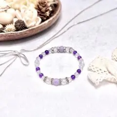 アメジスト ブレスレット 天然石 パワーストーン