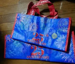 コストコ ショッピングバッグ　25周年記念デザイン 大小　セット