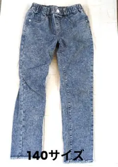 デニムパンツ 140 キッズ ジーンズ ウエストゴム 　ストレッチ