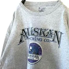 チャンピオン アラスカンブルーイング Tシャツ XL グレー 古着