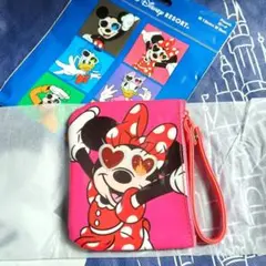 【ミニー】ポーチ　東京ディズニーリゾート　レトロ
