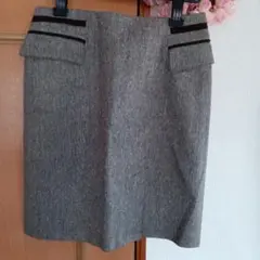 MKミッシェル・クラン タイトスカート フロントポケット付き