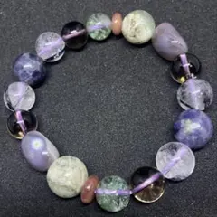 ✦ボツワナアゲート エンジェルフローライト 他ハイパワーストーンブレスレット✦