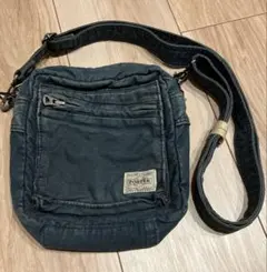 最終値下！PORTAR　ディープブルーDEEP BLUE　ショルダーバック　藍のサムネイル