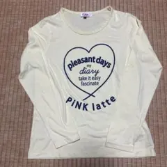 ピンクラテ　長袖Tシャツ　150 イエロー